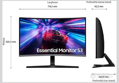 Samsung Monitor S39GD (S32D396GAU), Curvo