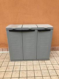 Armadietto raccolta rifiuti