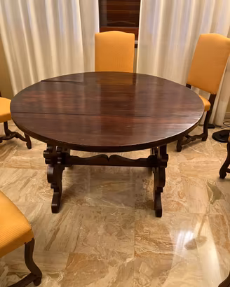 Tavolo fine ‘800 in noce