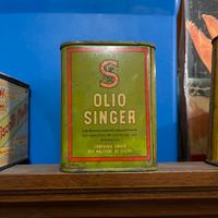 Scatola olio singer vintage