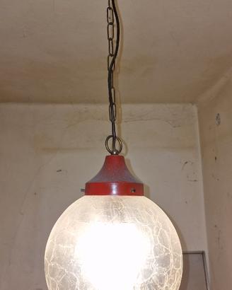 lampadario a sospensione in vetro