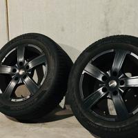 CERCHI MOMO DESIGN NERI PER MINI  R60 CON GOMME IN