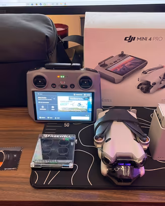 DJI Mini 4 Pro FMC + RC2 + 4 Batterie + Filtri ND