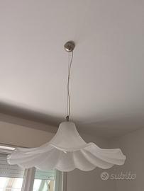 lampadario moderno  in cristallo brillante