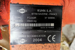 Falciacondizionatrice Kuhn 243 R