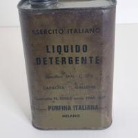 Esercito Italiano anni 60 Latta vuota liquido
