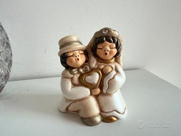 Bomboniera sposi Thun con brillantino sposini THUN