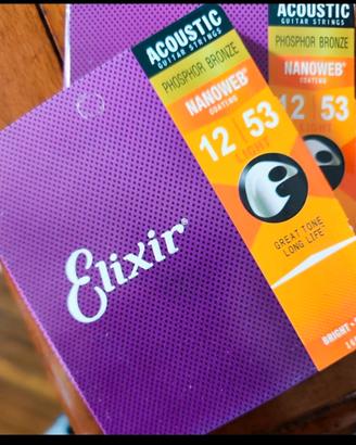 2 Mute Elixir 12/53 PB chitarra acustica