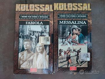2 Videocassette VHS di film KOLOSSAL in italiano