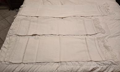 asciugamani vintage tela grezza/lino n3