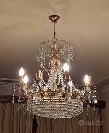 lampadario in cristallo 