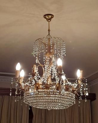 lampadario in cristallo 