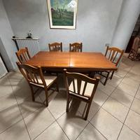 Tavolo in legno massello allungabile 180/345