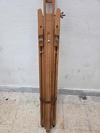 cavalletto da pittori in legno h 150 cm