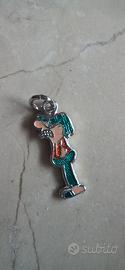 ciondolo Andy Capp argento 800 smaltato 