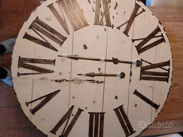 orologio grande da parete in legno
