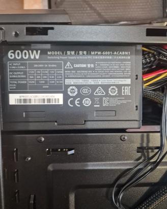 Alimentatore Cooler Master Elite V3 600W ATX