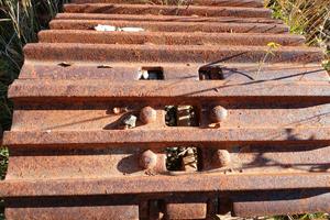  coppia di cingoli in ferro per escavatore