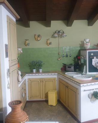 Cucina finta muratura