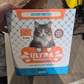 Rete per Gatti Balcone Rinforzata in Acciaio (8x3 