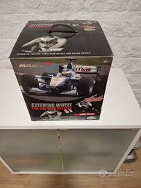 volante con pedaliera e cambio x video giochi 