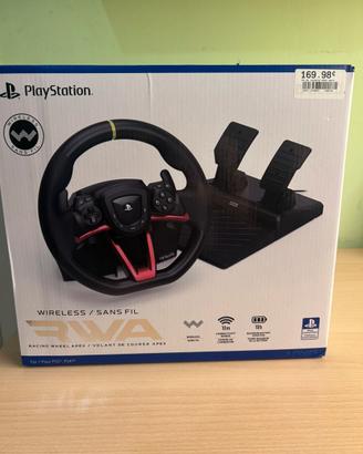 Volante con pedali per PlayStation