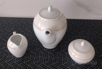Set Teiera + Zuccheriera + Lattiera / Marchio "AMC