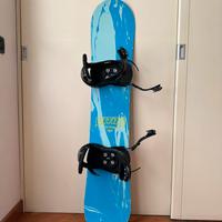 snowboard nitro con attacchi burton