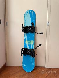 snowboard nitro con attacchi burton