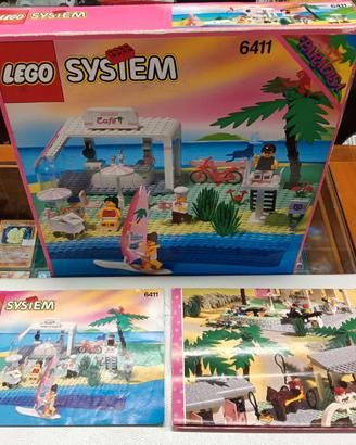 Lego System PARADISA 6411  box + poster istruzioni