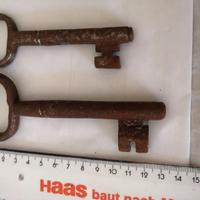 Coppia Chiave  in ferro gr.213 vintage