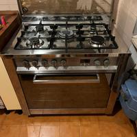 Cucina Hotpoint Ariston CP97SEA/HAS 90x60 Inox Dis
