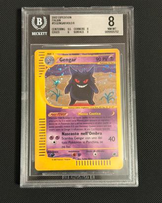 Gengar Holo Expedition BGS 8 italiano