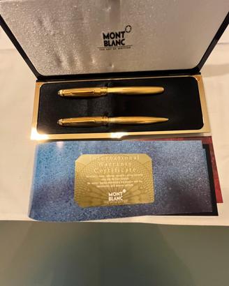 Coppia penne Montblanc Meisterstück Solitaire
