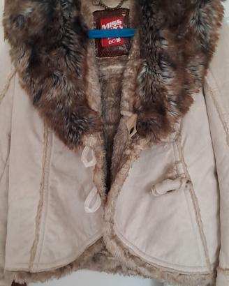 giacca shearling taglia S