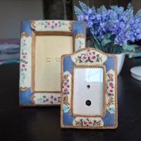 Set 2 cornici portafoto vintage 