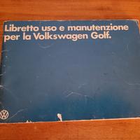 libretto uso e manutenzione golf 1980
