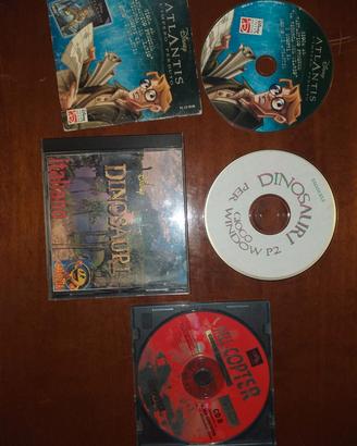 cd con giochi e film