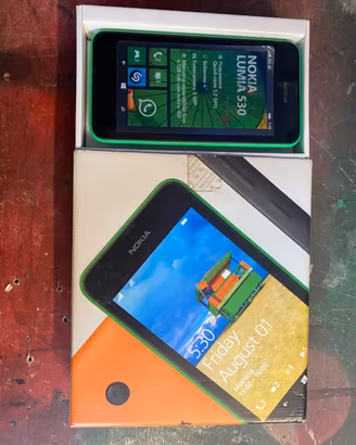 Nokia lumia 530 verde senza carica batteria