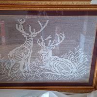 quadro con cornice in legno 