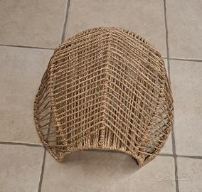 Lampada a parete in corda