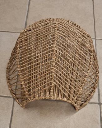 Lampada a parete in corda