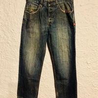 Jeans baggy vintage Billabong anni2000 con grafica