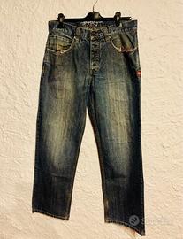 Jeans baggy vintage Billabong anni2000 con grafica