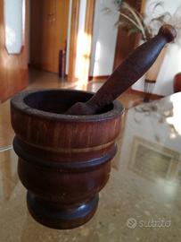 Mortaio in legno