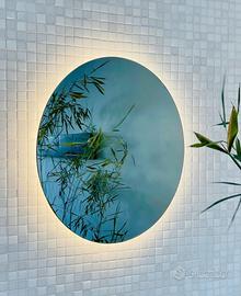 boffi specchio retroilluminato Lotus  Fukasawa