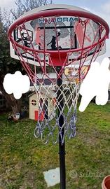 Canestro da basket portatile Hudora regolabile - C