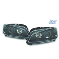 FARI PEUGEOT 106 ANGEL EYES FONDO NERO H1 96-05