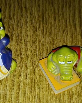 2 Coccodritti KINDER SORPRESA Nuovi e Originali