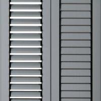 porta in alluminio orientabile 